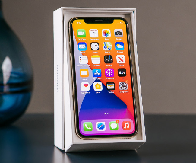 iPhone X 256gb, Silver  б/у